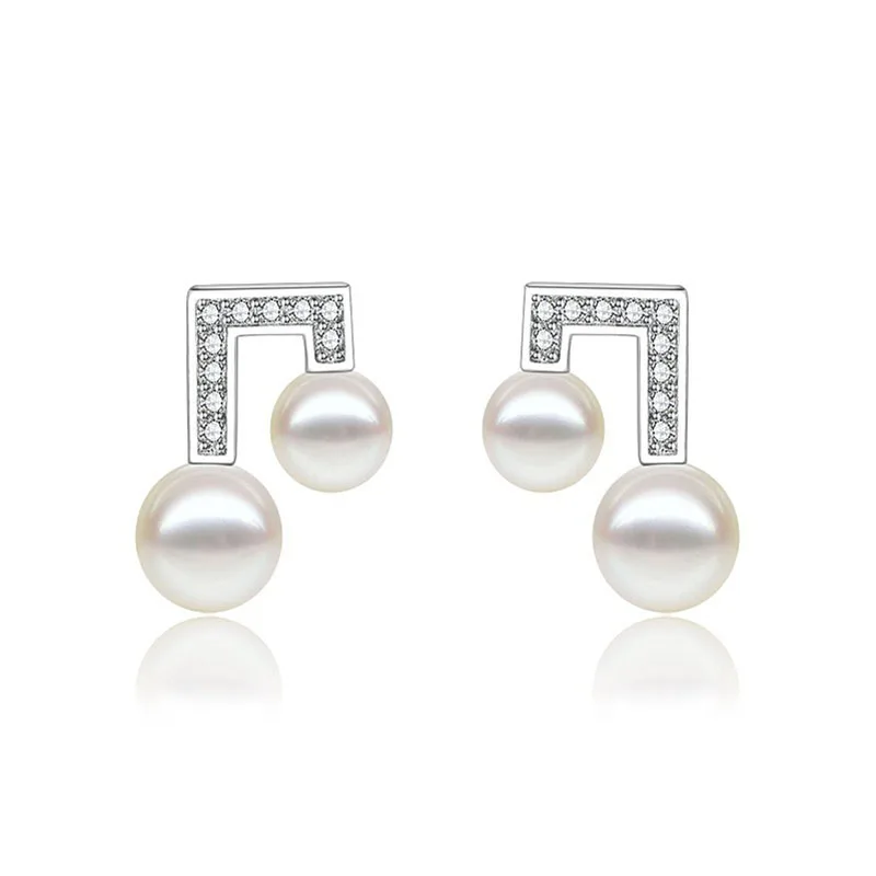 Fashion simple ladies wild natural beads zircon earrings party wedding big circle jewelry accessories | Украшения и аксессуары
