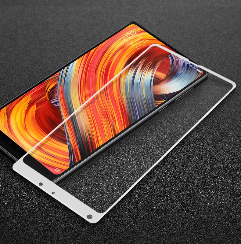 Mi x 2 Glas фильм iMAK PRO+ полный изогнутые закаленное Стекло Защитная пленка для Xiaomi mi x 2 стекло Экран протектор