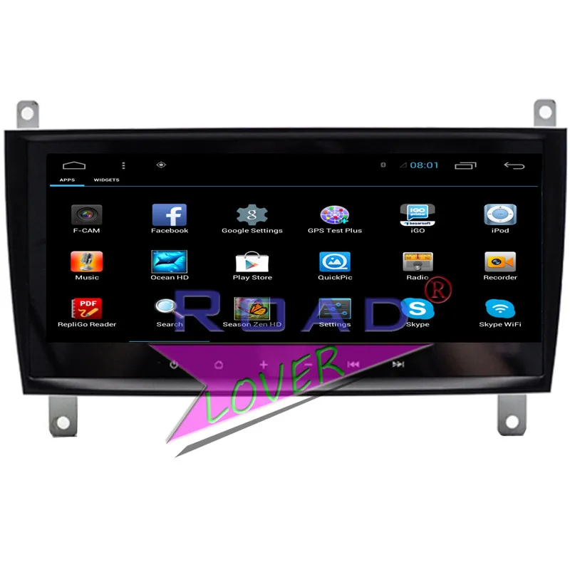 Автомобильный мультимедийный плеер Roaodlover 8 дюймов Android 6 0 для Benz CLK 2006 2007 2008 2009 2010