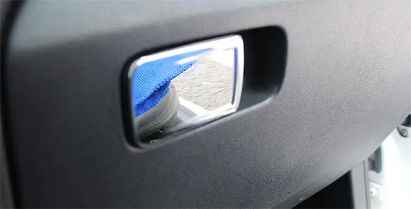 

Автомобиль Стайлинг Copilot перчаточный ящик ручка украшения крышка наклейка отделка для Volkswagen vw POLO 2011-2017 интерьер авто аксессуары