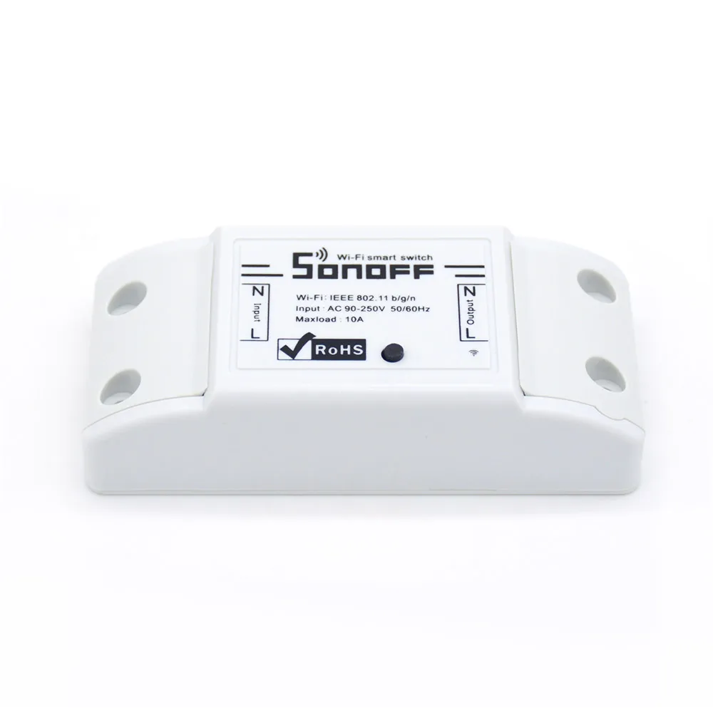 2 шт. Sonoff основной умный дом Wi Fi DIY Переключатель беспроводной MQTT COAP Android IOS