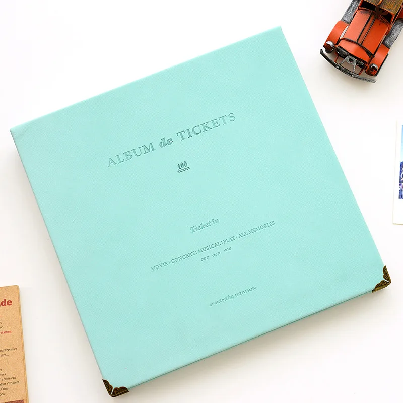 Женская книга интерлистный альбом Вмещает 100 шт. билетов концертов фильмов