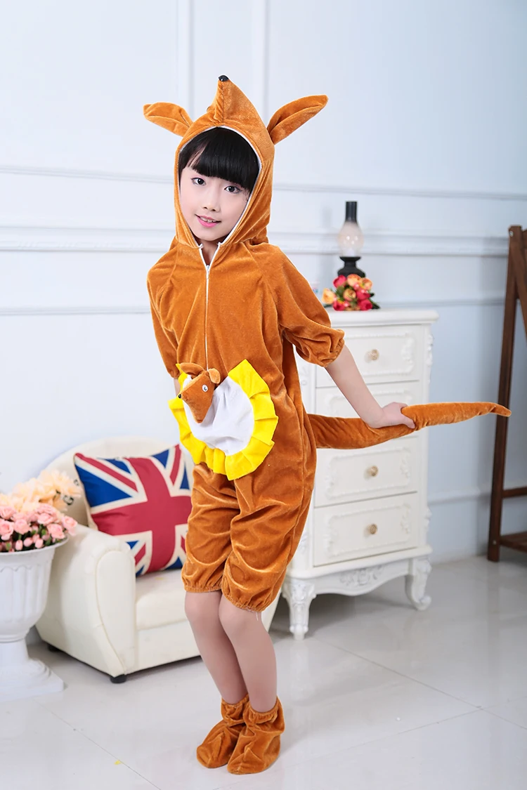 Детская одежда с животными для костюмированной вечеринки кенгуру детские