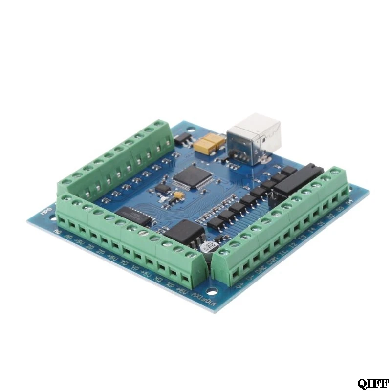 12-24 В CNC MACH3 USB 4 оси 100 кГц шаговый контроллер движения карты Breakout Board Mar28 |