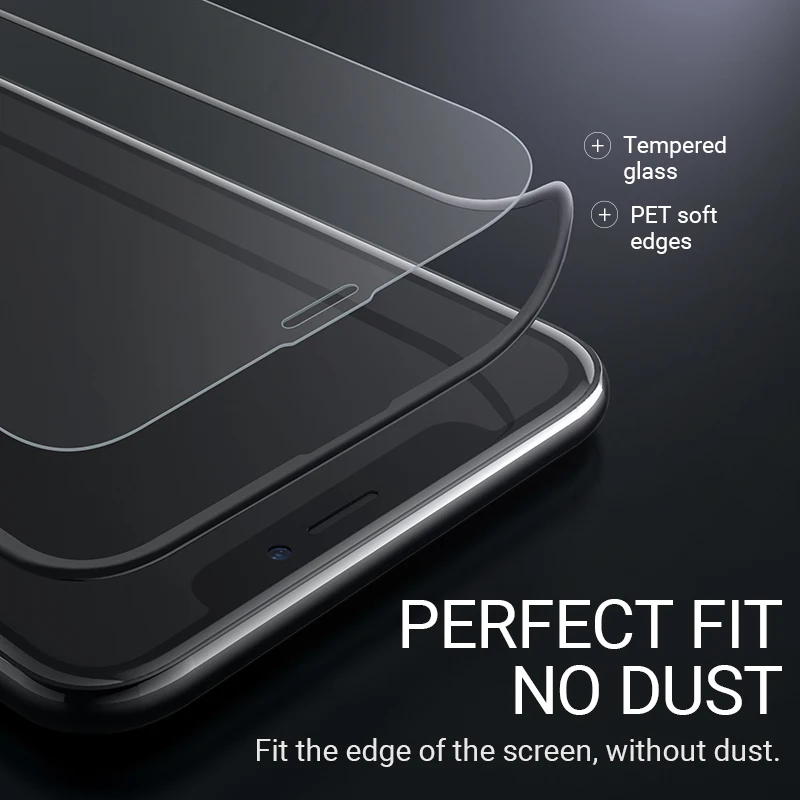 hoco закаленное стекло для 11 Pro Max X Xr Xs защита экрана против отпечатков пальцев