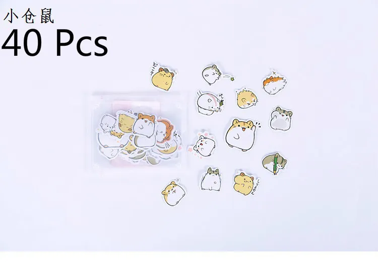 Type L 28-40 шт Kawaii Cat Lovely Girl Скрапбукинг DIY Дневник этикетка-наклейка Bullet Journal декоративный стикер для канцелярских товаров - Цвет: Type L