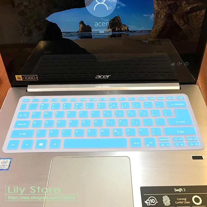 Силиконовый чехол для клавиатуры Acer Swift 1 защитный swift 4 5 14 дюймов swift1 SF114 swift5