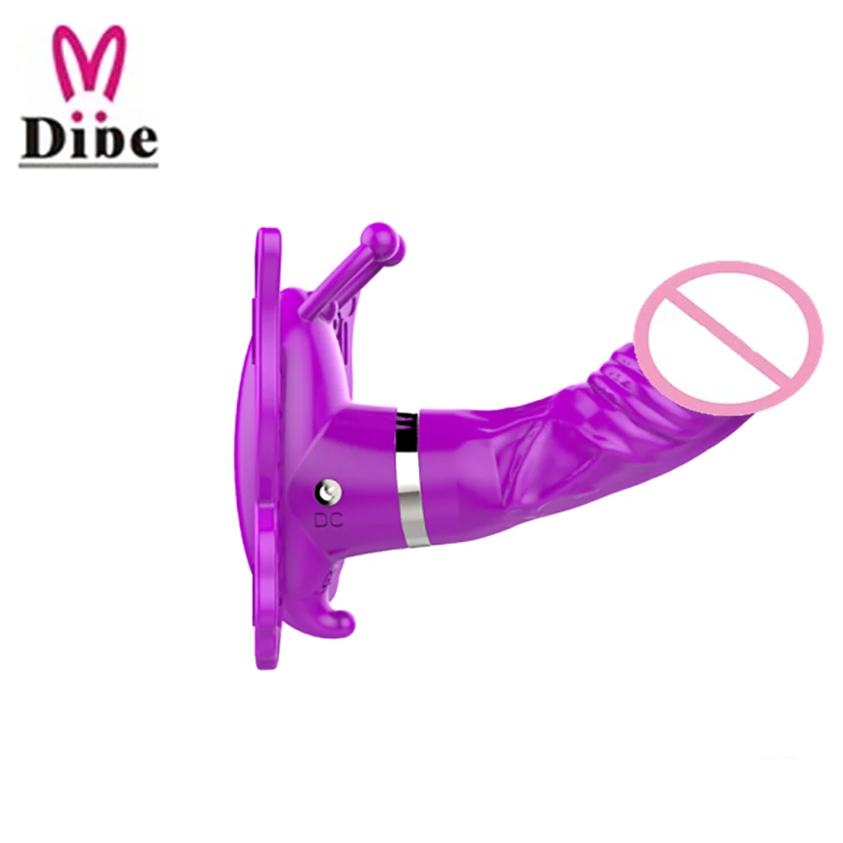 DIBE USB Butterfly Vibrator Sex Toys for Woman Rotation Panties Wearable Wireless Remote Dildo Products | Красота и здоровье
