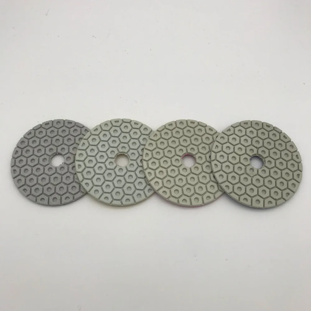 4 Step Polishing Pads inch (100 mm) for Granite Marble Quartz Engineered Stone Circle Sanding Disc Wheel Pcs/lot | Инструменты