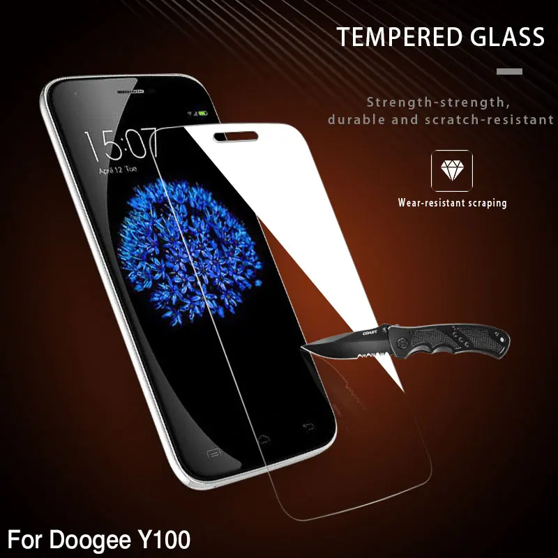 Закаленное стекло Для Doogee X9 Mini Pro Защитная пленка для экрана Y300 Y100 стеклянная