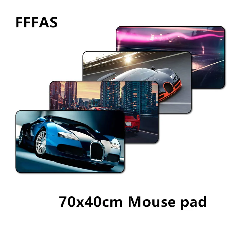 FFFAS 70x40 см XL, большой коврик для мыши, игровой коврик для геймера, коврик для мыши для автомобиля, клавиатура, ноутбук, коврик для мыши, коврики для ноутбука
