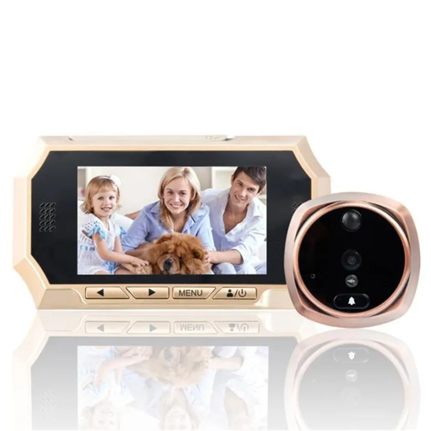 Высокое качество 4 3 дюймов TFT LCD цифровой беспроводной дверной звонок глазок
