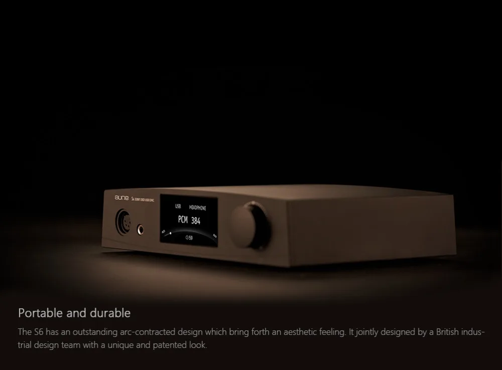 AUNE S6 PRO Настольный сбалансированный ЦАП усилитель для наушников AK4497 DSD512 USB DAC Amp AEC коаксиальный Оптический
