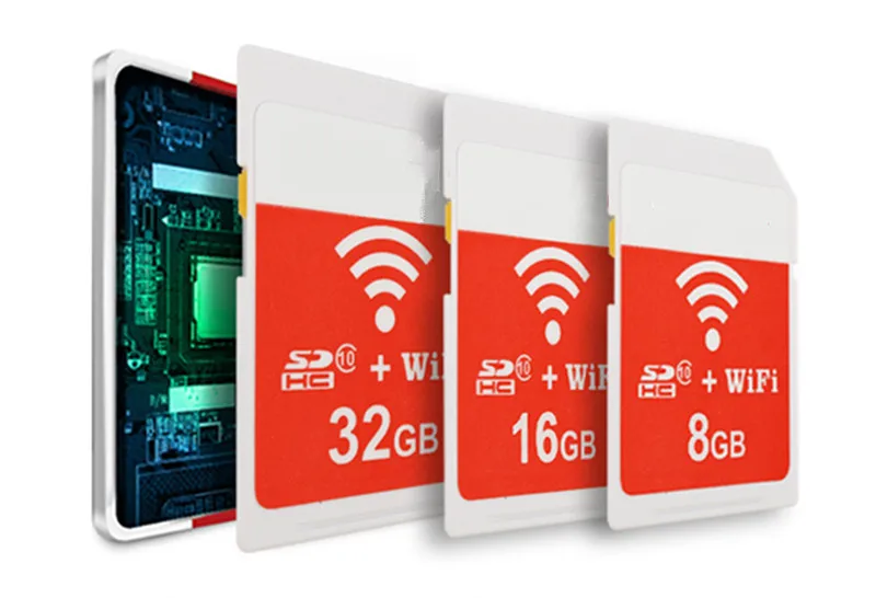 Беспроводная Wi Fi SD карта 8 ГБ 16 32 + SDHC к Type II CF адаптер Extreme wifi беспроводная памяти