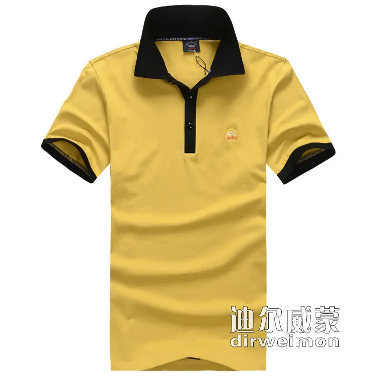2014 summer new short-sleeved t-shirt lapel Paul Shar | Мужская одежда