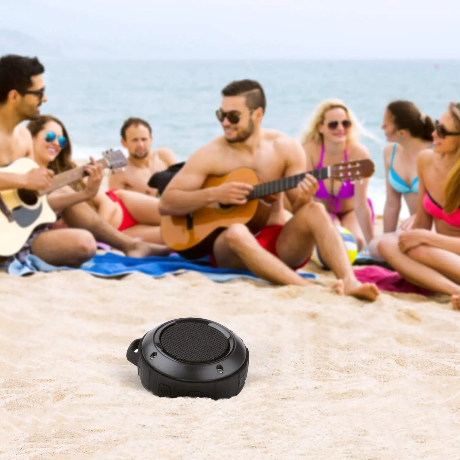 Kunodi Открытый водонепроницаемый Bluetooth динамик, беспроводной портативный мини душ путешествия динамик, для спорта, бассейна, пляжа, туризма, кемпинга