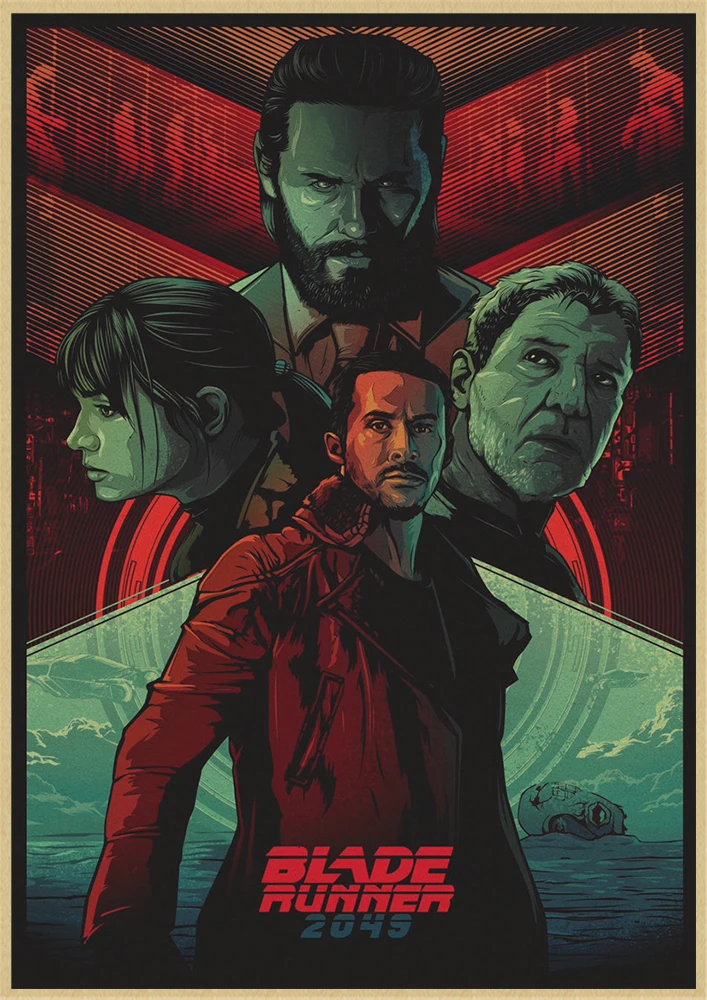 Blade Runner 2049 американский фильм ретро плакаты крафт-бумага печатные настенные постеры картины Домашний декор комнаты - Цвет: Сливовый