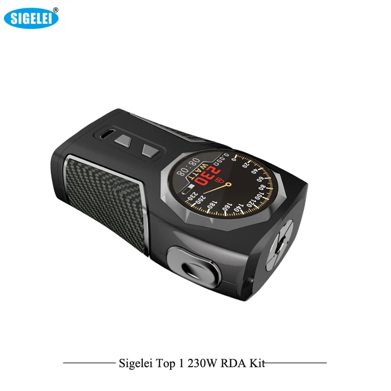 Оригинальные электронные сигареты Sigelei Top1 RDA комплект 230 Вт контроль температуры
