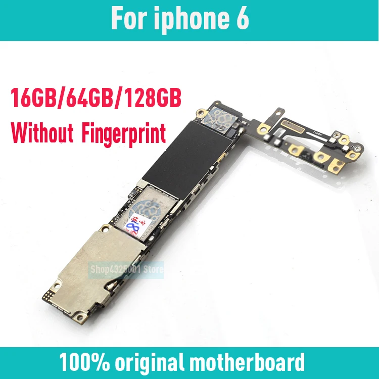Оригинальная разблокированная материнская плата для iphone 6 4 7 дюйма без/с Touch ID с