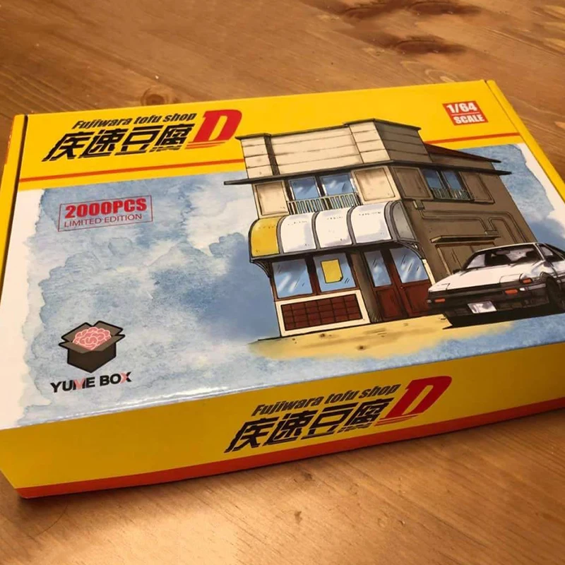 1:64 1 комплект магазин тофу Fujiwara моделей ABS для строительства детские игрушки