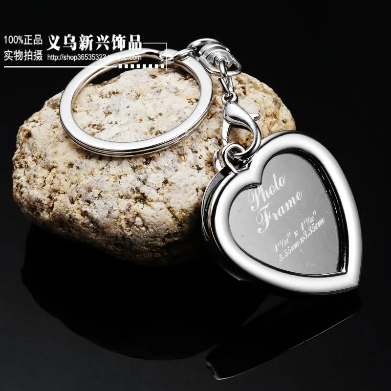 

Photo frame keychain key ring key chain of love personality small gift memorial logo
