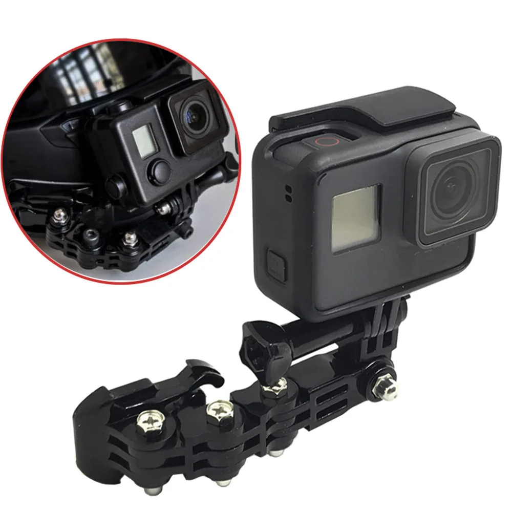 TUYU Gopro аксессуары 4 способа поворотный кронштейн крепление шлем подбородок кронштейн Hero 4 5 6 просо YI 4K SJCAM SJ4000 eken H9 H9R