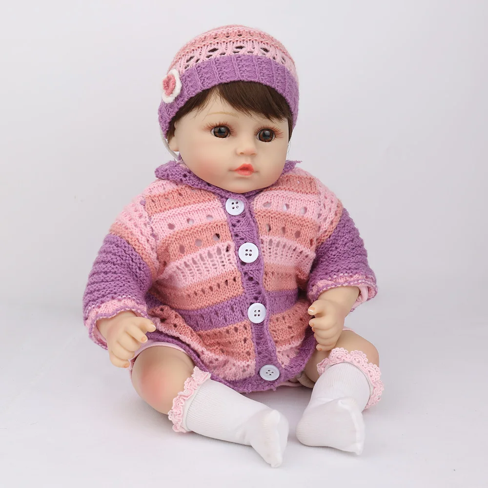 NPKDOLL Reborn Baby Doll Реалистичная кукла для новорожденных девочек 18 дюймов мягкий
