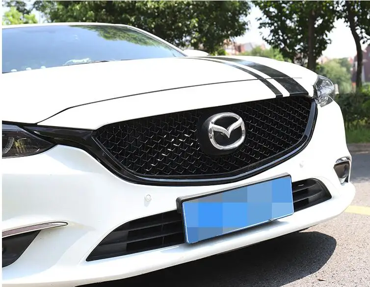 Для Mazda 6 ATENZA- гоночные решетки сотовая решетка Передняя гоночная решетка черный передний бампер модифицированная для ATENZA