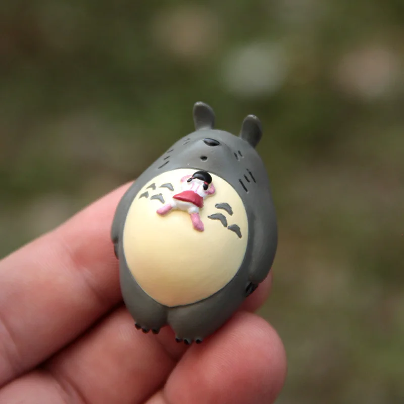 Полимерные статуэтки Miyazaki украшения &quotТоторо&quot животных миниатюры для