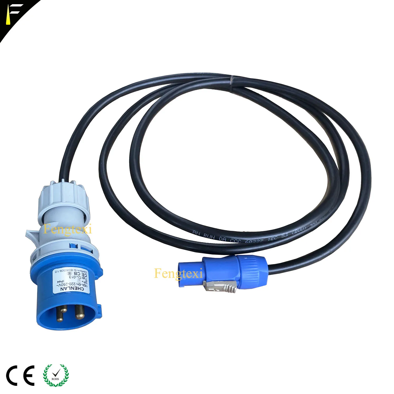 Адаптер для сценического освещения дискотеки CEE Blue on Power Twist 3XLR Cable 2m5m10m кабель