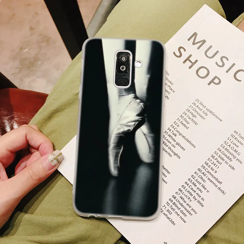 Силиконовый чехол для телефона балерины Samsung Galaxy A8S A6S A9 A8 Star A7 A6 A5 A3 Plus 2018 2017 2016