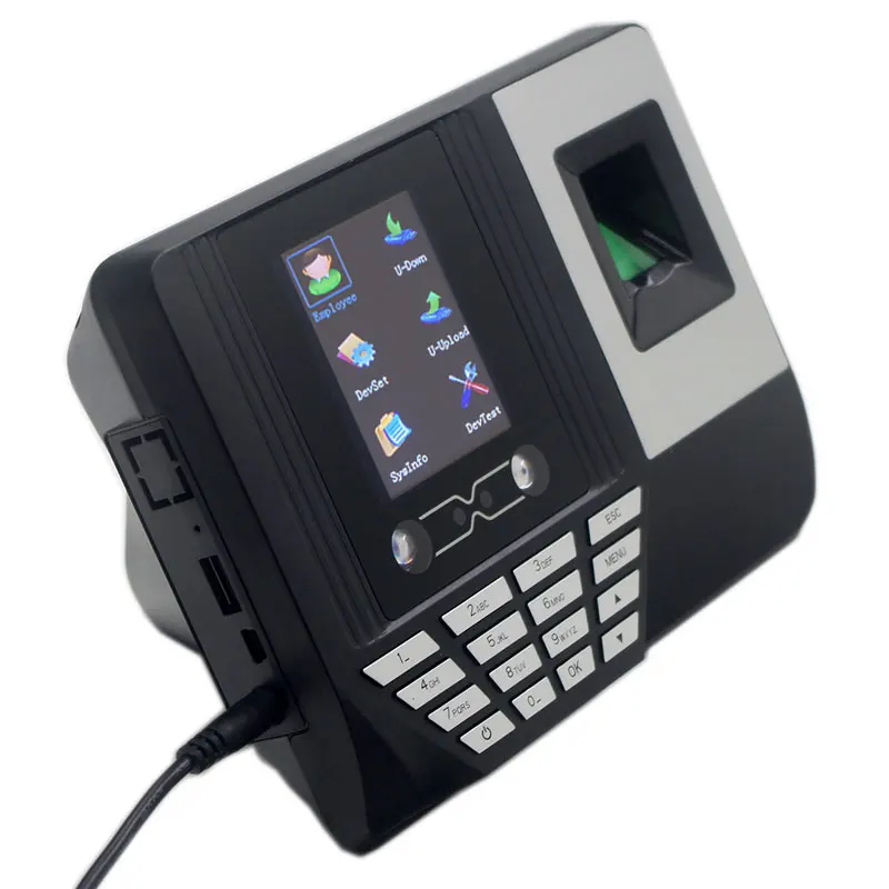 Countertop placed time attendance terminal table machine no need installation fingerprint realand | Безопасность и защита