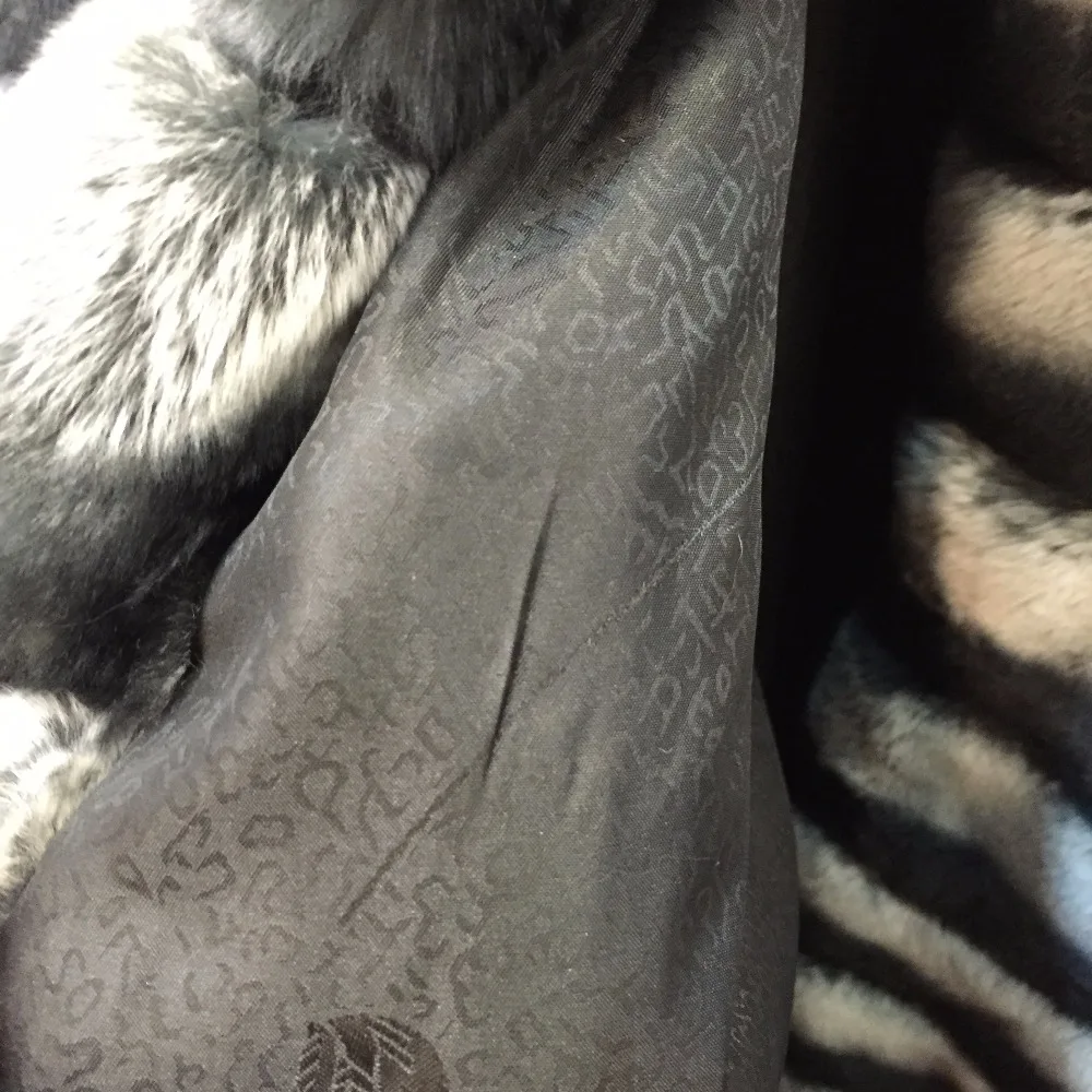 SQXR женская шуба из натурального меха кролика съемная длина рекс | Женская одежда