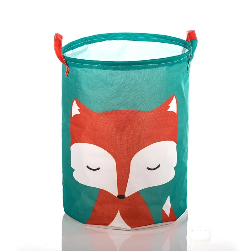 17 SDARISB 35*45cm Waterproof Storage Basket Bag Toy Dirty Laundry Basket Bag Clothes Toys Storage Box Sundries Fabric Folding - Цвет: 17