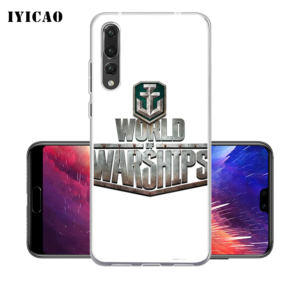 IYICAO World Of Warships Мягкий силиконовый чехол для телефона Huawei P30 P20 Pro P10 P9 P8 Lite P Smart из