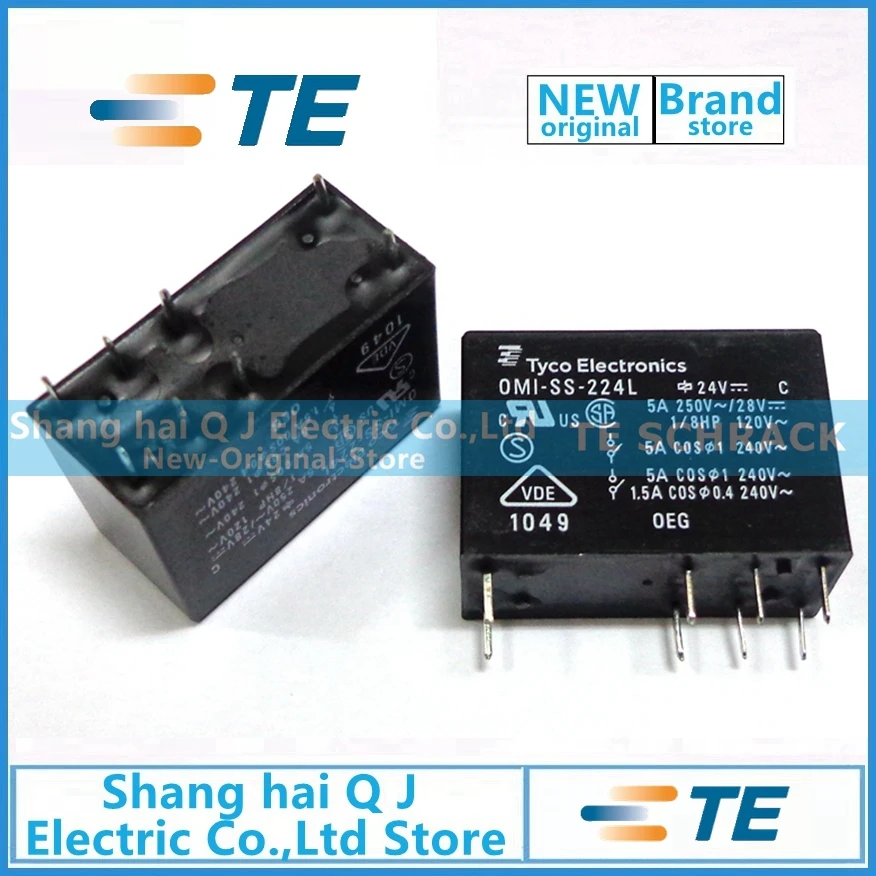 

5PCS TE TYCO OEG OMI-SS-224L 24VDC relay 100%-new-original