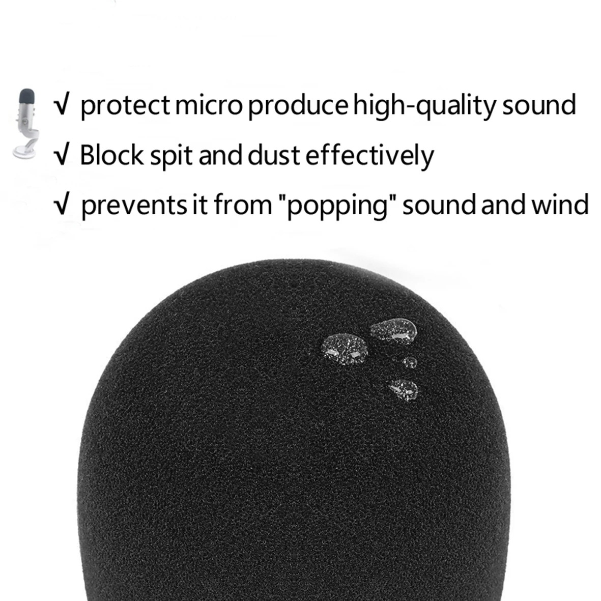 Ветряная муфта ветрового стекла мягкий микрофон ветровое стекло для Blue Yeti /Yeti Pro