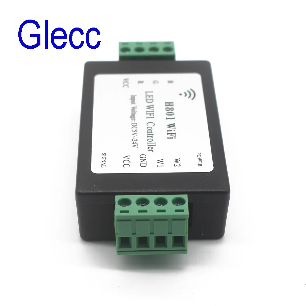 1 шт. H801 WiFi RGBW LED WIFI контроллер DC5 24V вход 4CH * 4A выход|Контролеры RGB| |