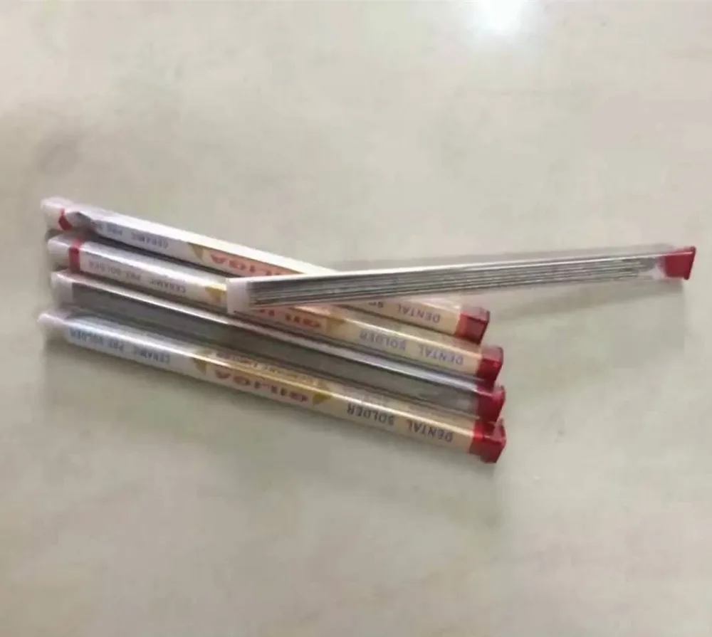 

Free Shipping 5 tub Dental Solder ,dental lab material,dental porcelain ceramic,31g/tub