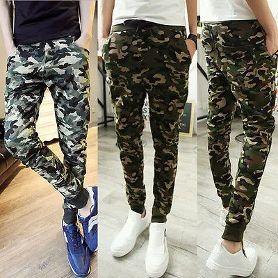 Модные мужские камуфляжные джоггеры спортивные брюки султанки|camouflage joggers|fashion