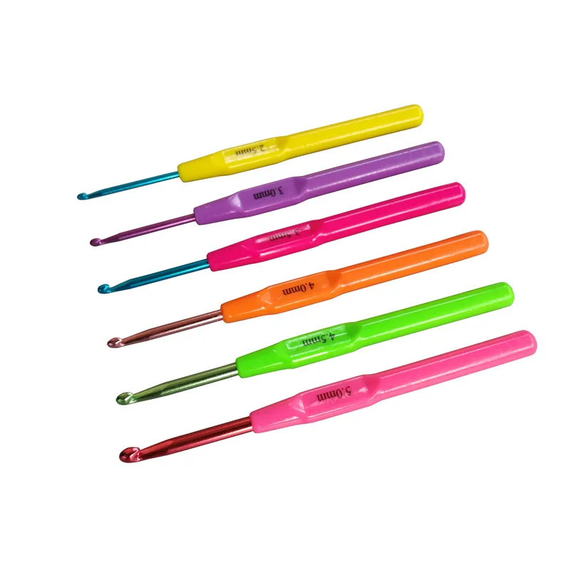 6 шт. Алюминиевые крючки для вязания|knitting needles|needle craftscraft crochet |