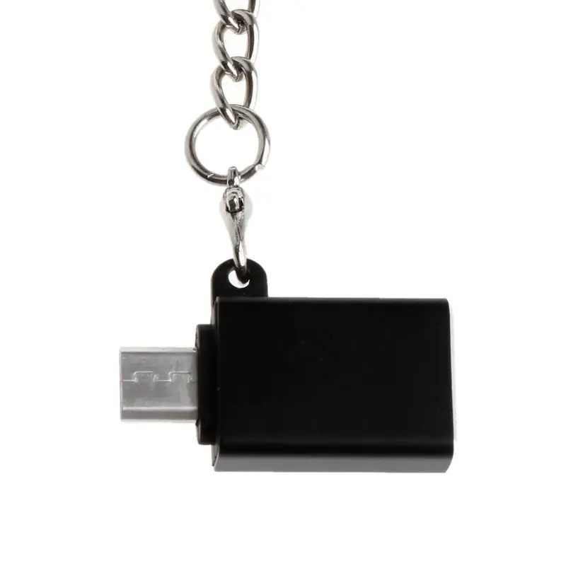 Micro USB на USB 3,0 Женский OTG на ходу адаптер с цепочкой для samsung S7S6 Edge S4S3 Xiaomi huawei Android Смартфон стол