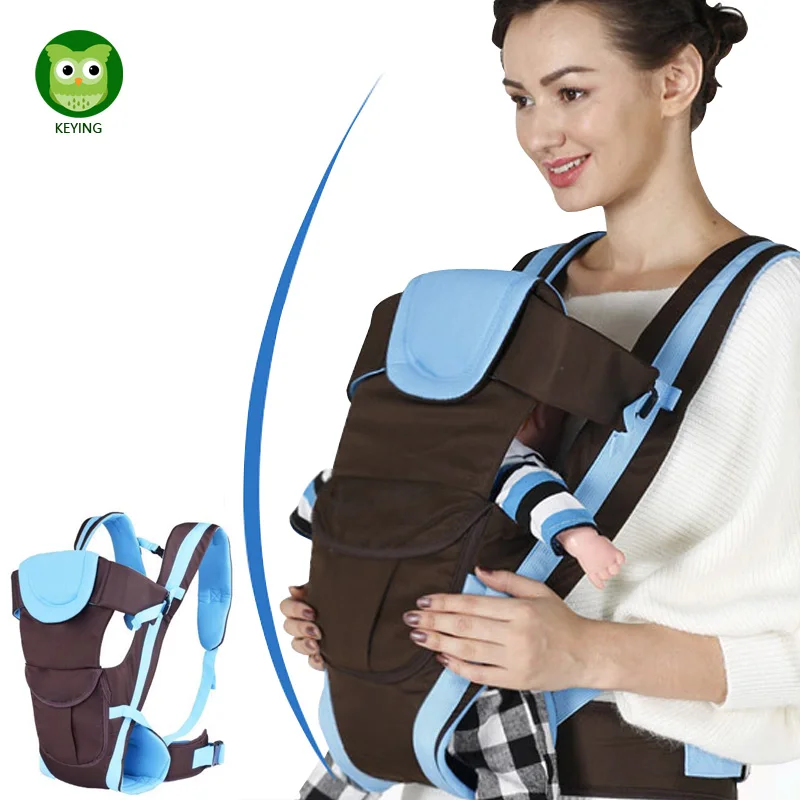 

Слинг KEYING для новорожденных 0-36 месяцев, дышащий Удобный рюкзак-кенгуру для детей 6 в 1
