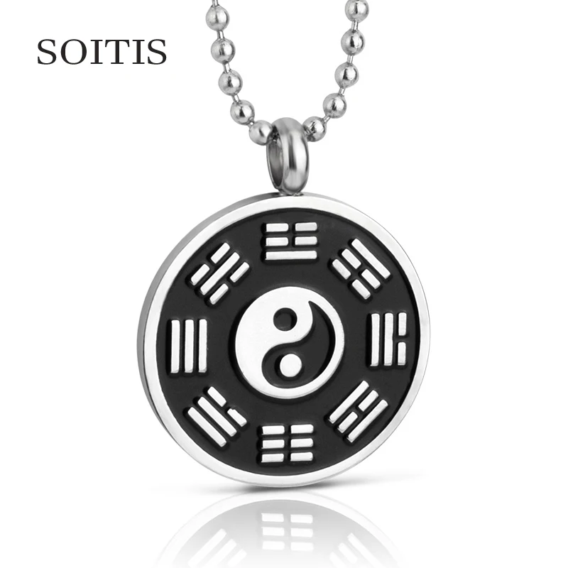 Женское и мужское ожерелье SOITIS классическое с кулоном бусинами | Украшения