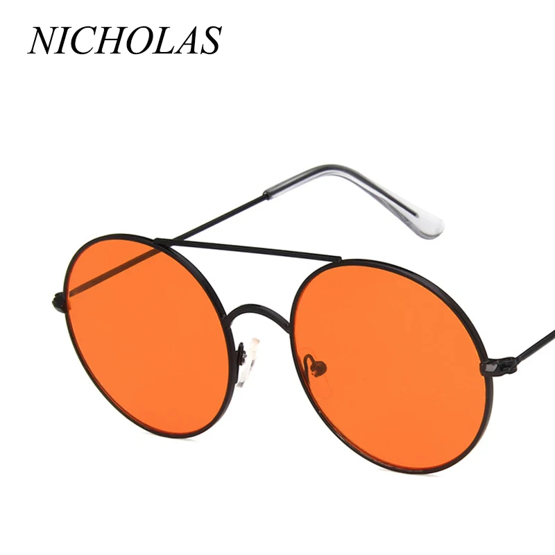 Круглые Солнцезащитные очки NICHOLAS женские и мужские ретро Aolly солнцезащитные Oculos