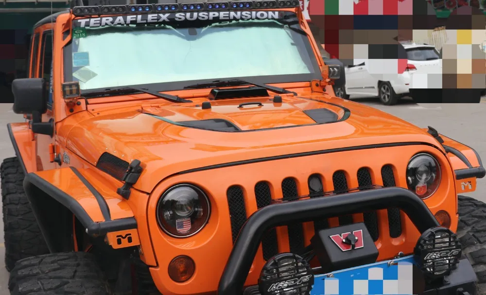 Для Jeep Wrangler JK 2007 2018 автомобильные аксессуары Стайлинг 2/4 дверь автомобиля Защита