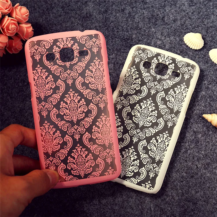 Модный красивый чехол для телефона из жесткого пластика с цветочным рисунком