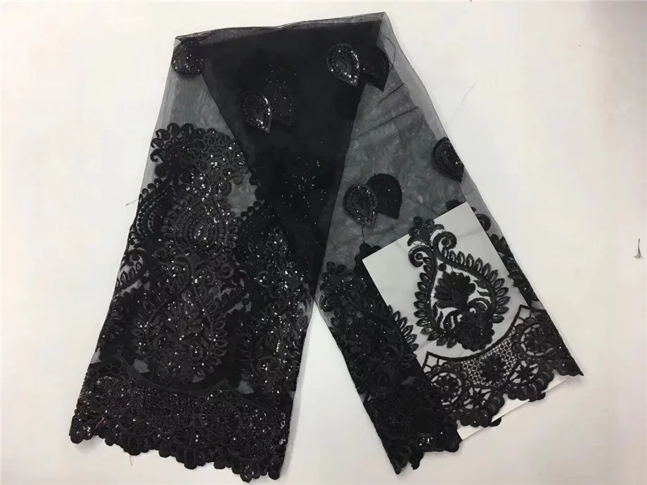 

white 2017 Hot Sale African French Lace Fabric dark green Embroidery With Sequins Nigerian tulle Laces For wedding Royal Blue