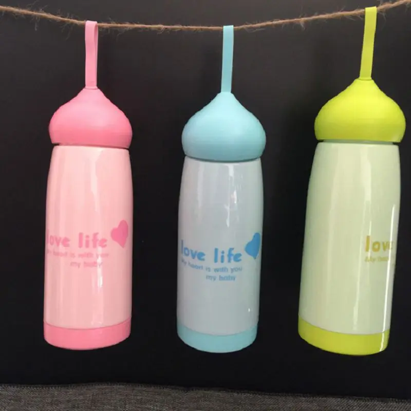 2017 4 вида цветов бутылка для воды с героями мультфильмов botle copo lovely bootle plastic garrafas