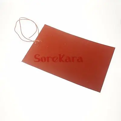 

220V AC 250x300mm 225W Rectangle Flexible Waterproof Silicon Heater Pad For Oil Tank